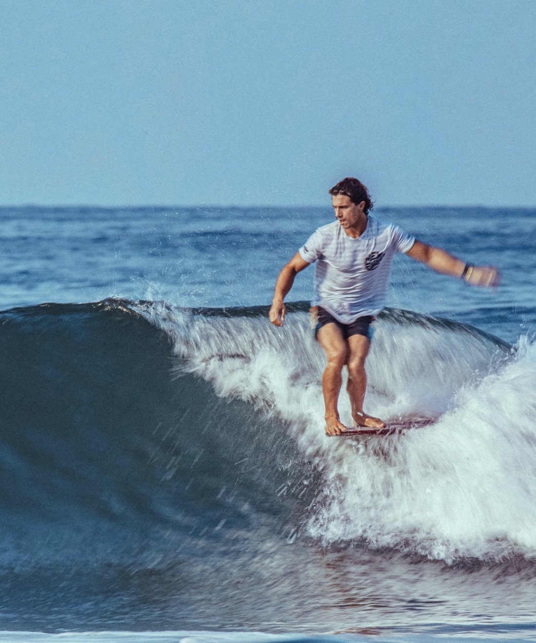 Surfer on a wave